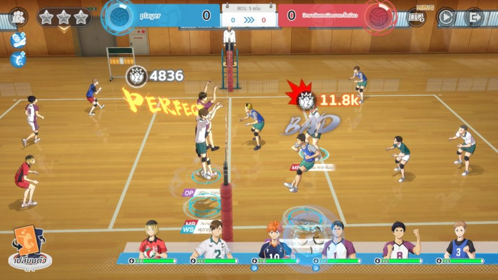 วิธีสร้างทีมจากโรงเรียนต่าง ๆ เช่น Karasuno, Nekoma, Fukurodani