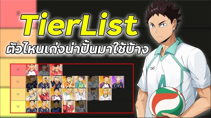 จัดอันดับตัวละครที่ดีที่สุดใน HAIKYU FLY HIGH